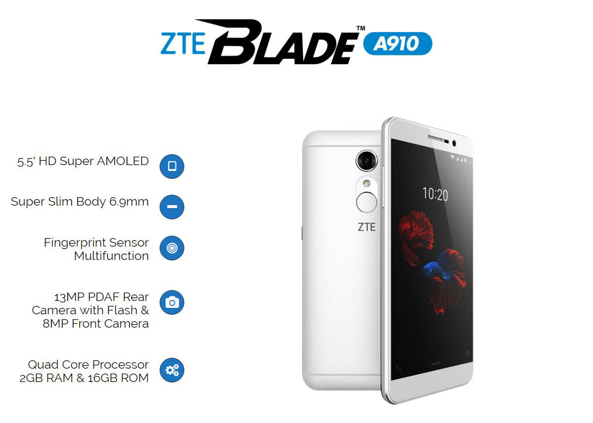 Blade A910 ZTE Devices 1