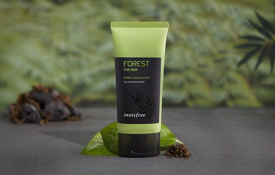 innisfree forest for men fresh cleansing foam 150