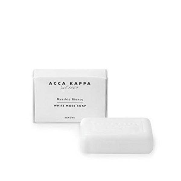 acca kappa soap, white moss - set of 3, 3.5 oz (100 g) soaps