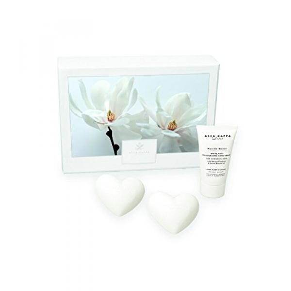 acca kappa gift set - white moss hand cream and heart soap