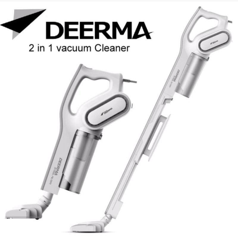 Deerma DX700 2 in 1 Portable Handheld Strong Suction Vacuum CleanerSide Spin Vacuum Super Low Noice   - intl Singapore