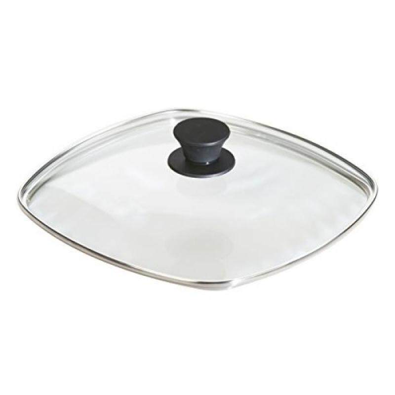 Lodge Square Tempered Glass Lid – Fits Lodge 10.5 Inch Square Cast Iron Skillets and Grill Pans - intl Singapore