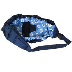 Yika Infant Newborn Baby Adjustable Carrier Sling Wrap Rider Backpack Blue