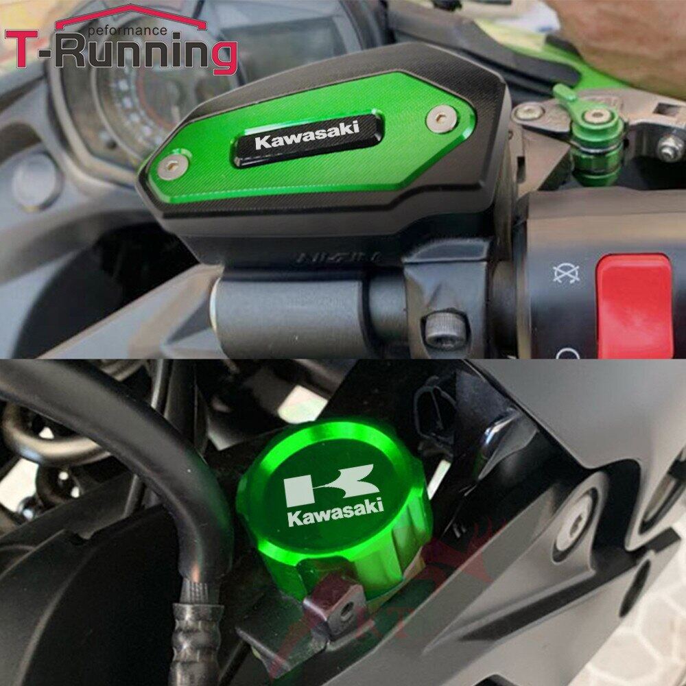 Front Brake Fluid Reservoir Cover Cap For KAWASAKI VN650 Vulcan Logo