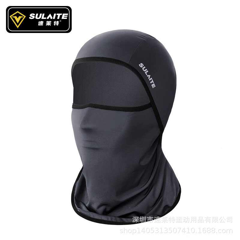 Sulaite Motorcycle Head Cover Riding Helmet Mask Protection Full Face