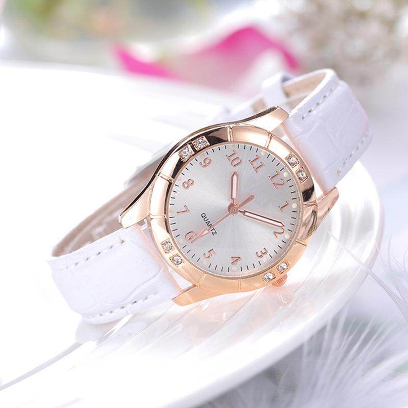 Đồng hồ trẻ em chống nước đồng hồ thạch anh đeo tay thời trang bằng da cho bé trái bé gái - INTL