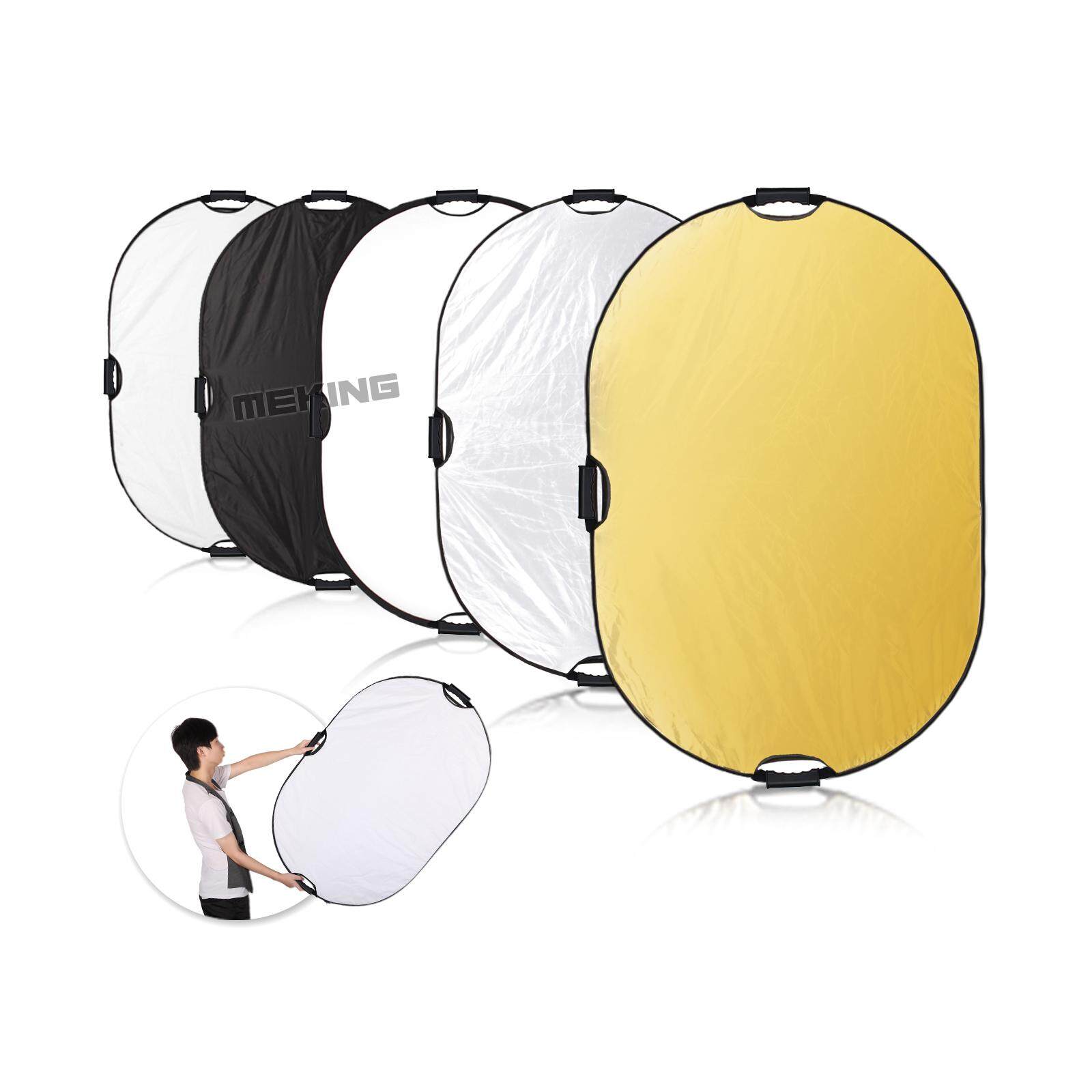 Photography 5in1 Light Mulit Collapsible Portable Photo Oval Reflector 80x120cm