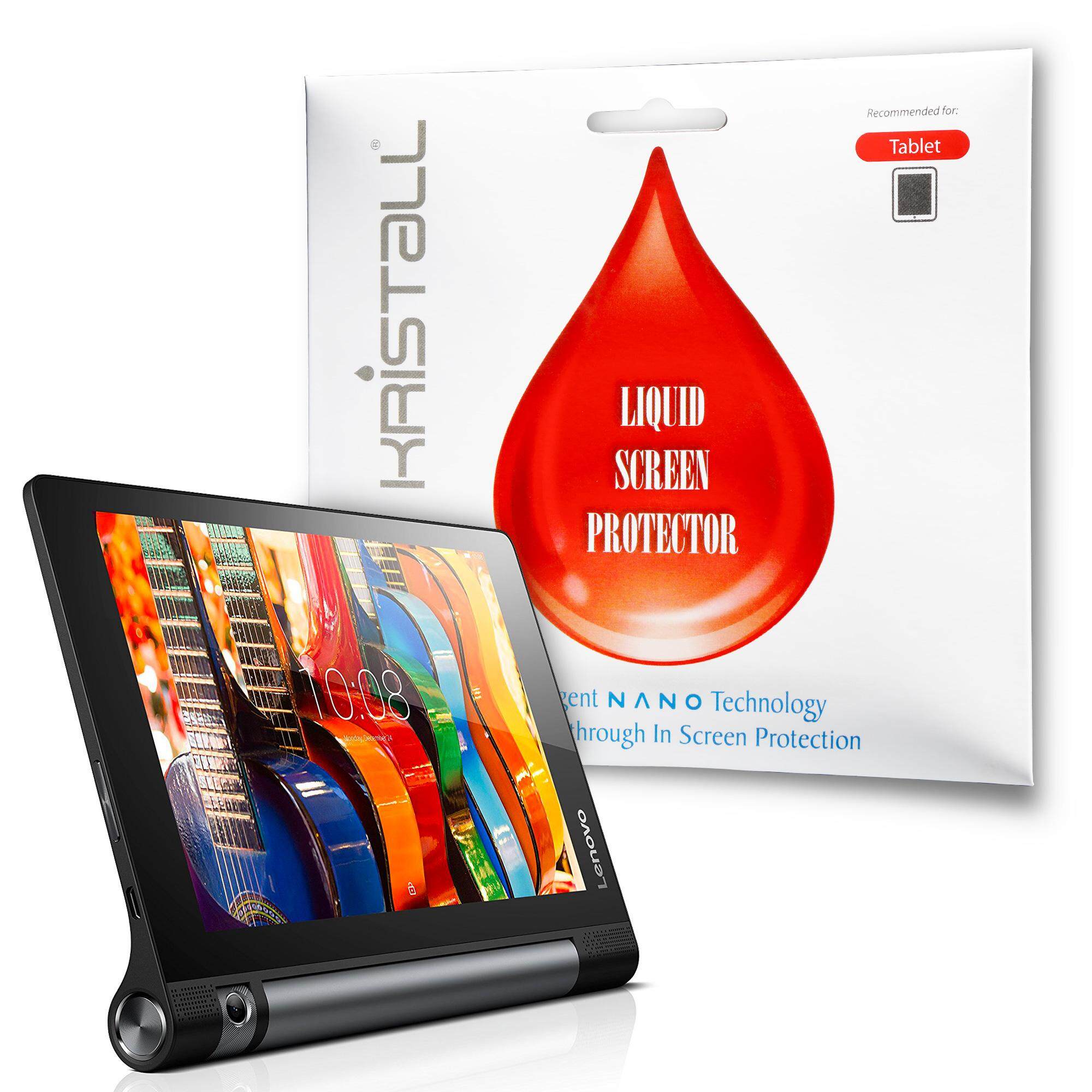 Lenovo Yoga Tab 3 8 Screen Protector - Kristall® Nano Liquid Screen Protector (Bubble-FREE Screen Protector, 9H Hardness, Scratch Resistant)