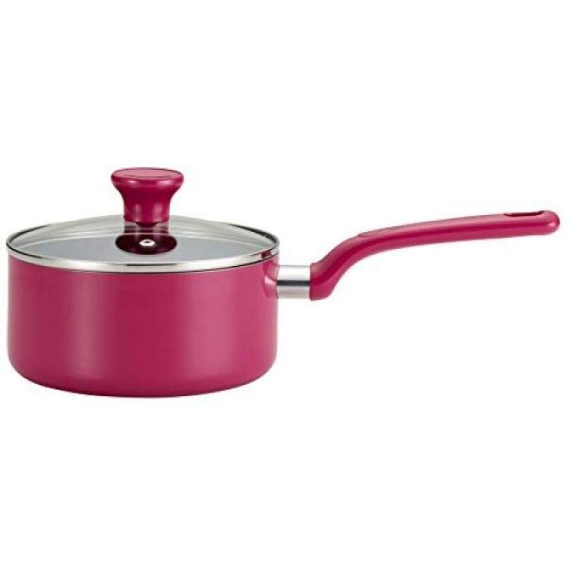 T-fal C72924 Excite Nonstick Thermo-Spot Dishwasher Safe Oven Safe PFOA Free Sauce Pan Cookware, 3-Quart, Pink - intl Singapore