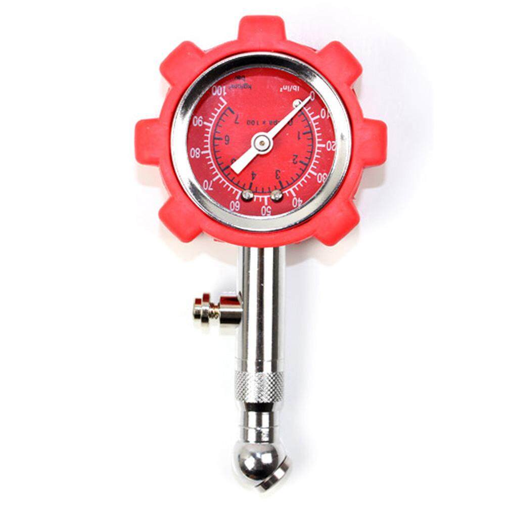 SK Red High Precision Car Tire Pressure Monitor Pneumatic Tire Pressure Gauge Universal Use