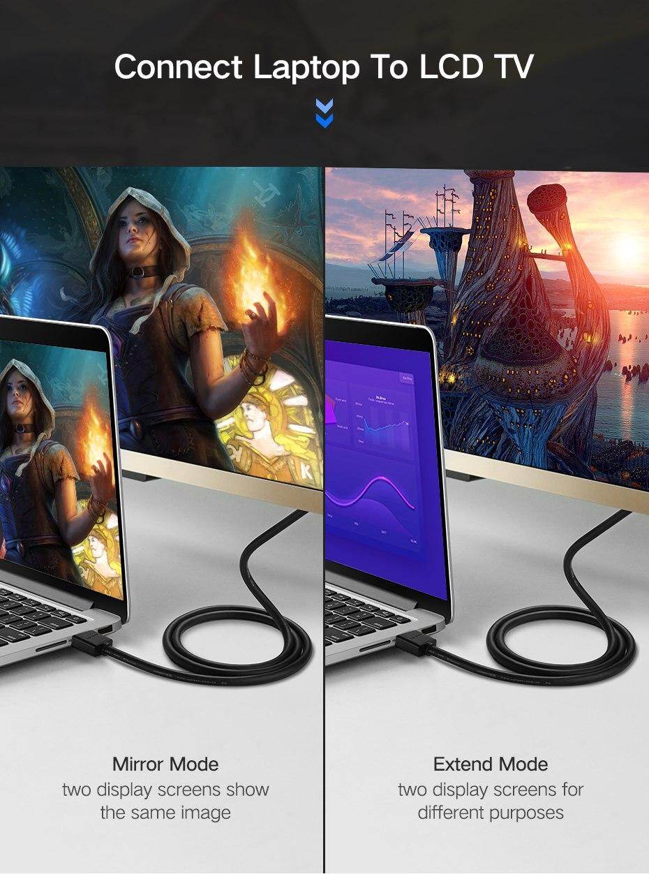 Product Name: UGreen HD104 Model: HD104 Material: pure copper wire Category: HDMI cable Color classification: H black Process: Gold plating