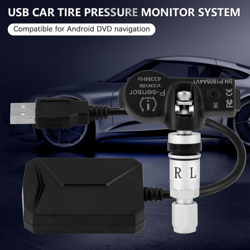 USB Tire Pressure Monitor System TPMS Internal Sensors for Android Car Navigation Display