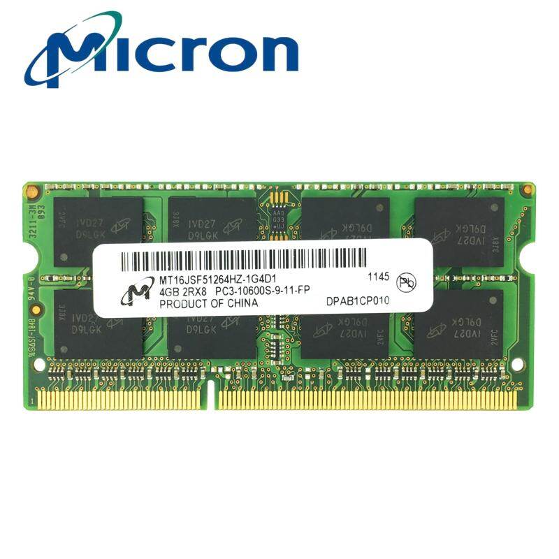 Micron Asli DDR3 4 GB 1333 MHz PC3-10600S untuk Notebook Laptop Memori RAM 204pin 1.5 V