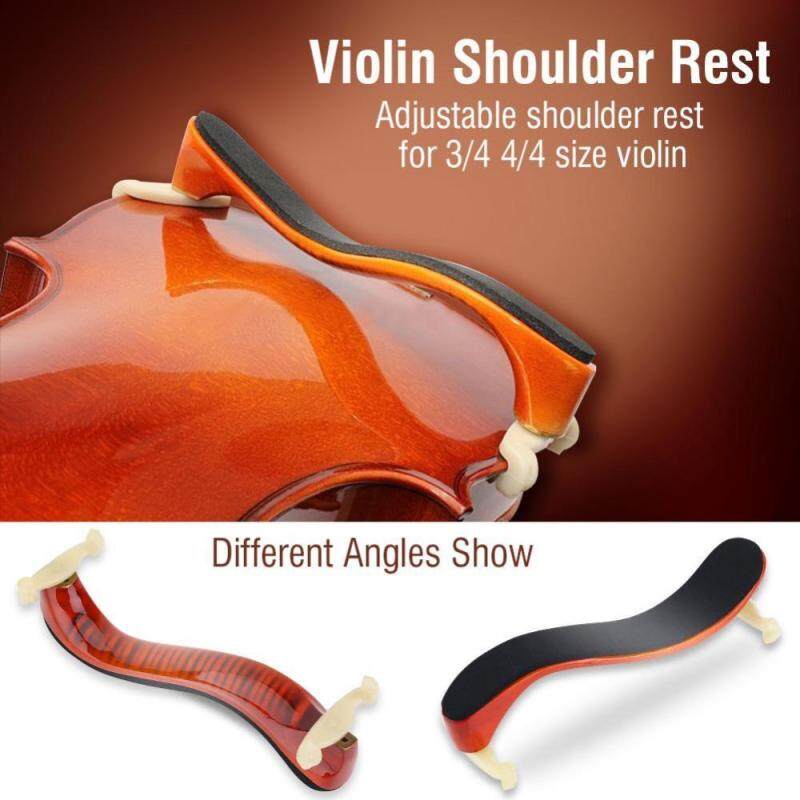 Maple Wood Shoulder Rest with Sponge Surface for 3/4 4/4 Violin Music Instrument Accessories Malaysia