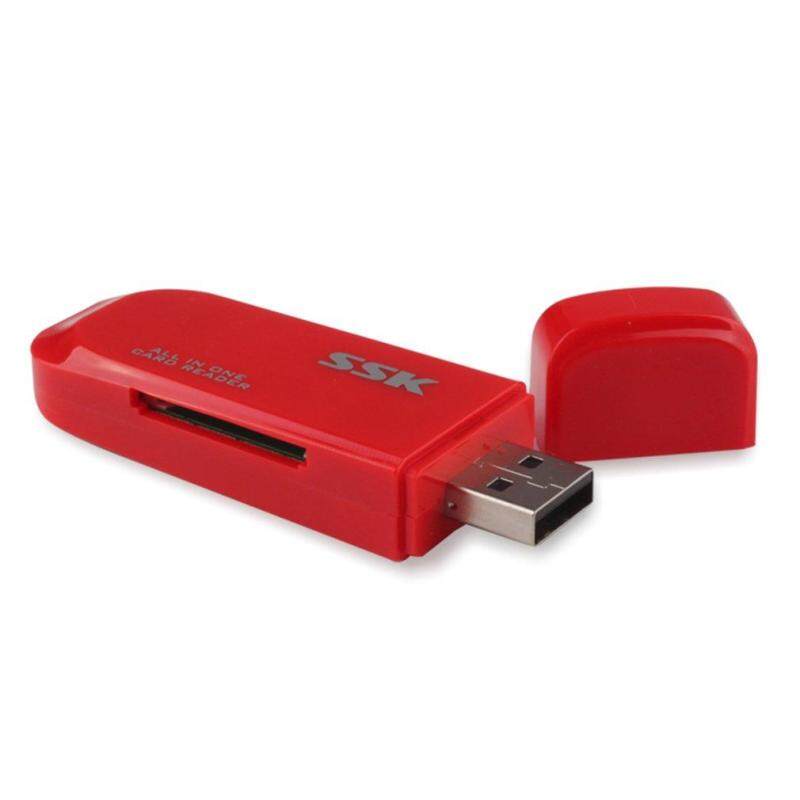 Bảng giá GOFT SSK SCRM060 All-in-1 USB2.0 Card Reader Super Speed Smart USB Card Reader red Phong Vũ