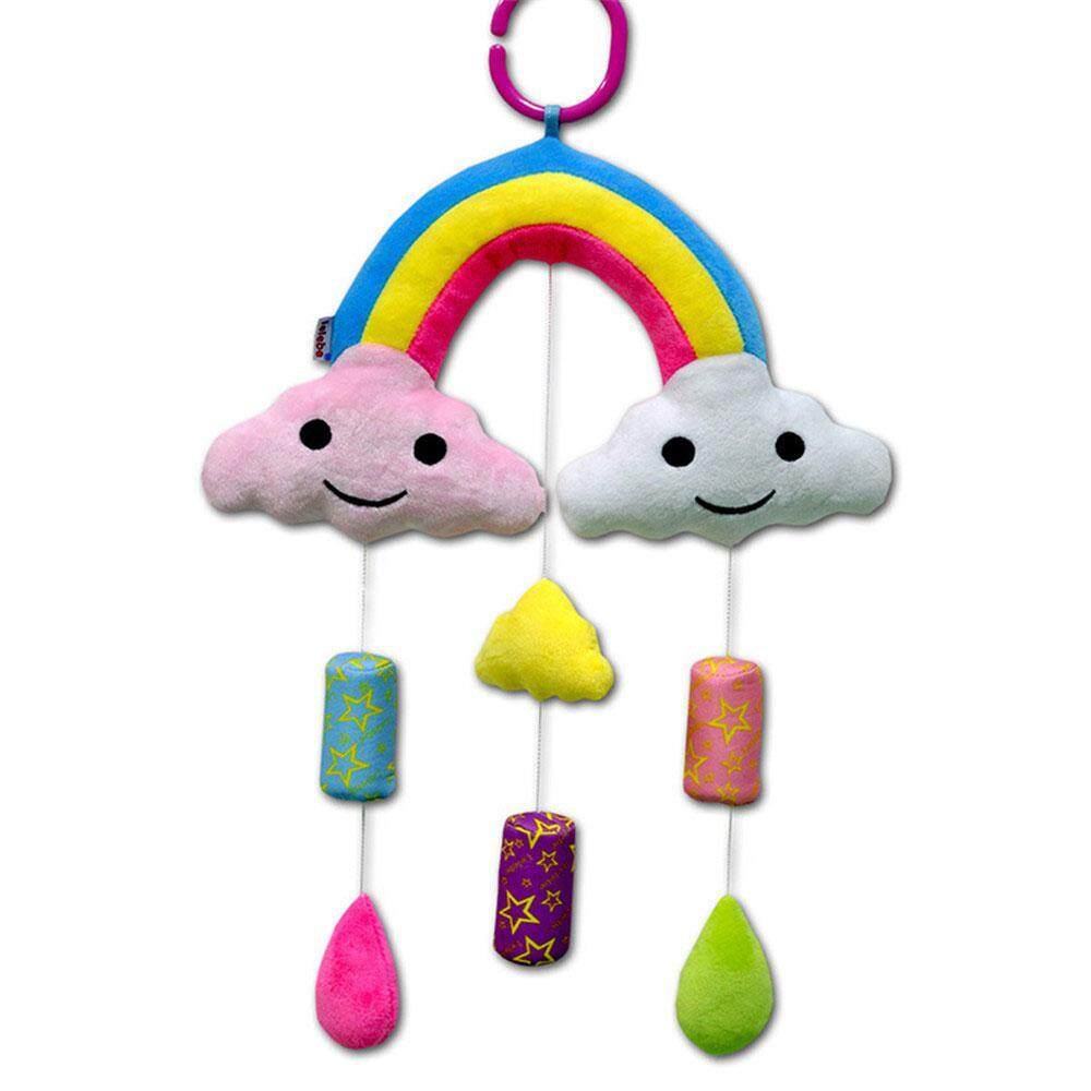 Baby Stroller Infant Bed Hanging Bell Rattle Crib Plush Soft Toy Gifts LC 