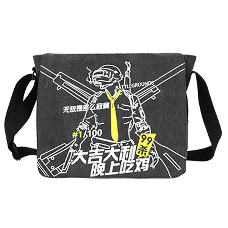 Permainan Playerunknown Ini Medan Pertempuran Cosplay Tas Messenger Kanvas Bahu Tas Selempang Ransel Kurir