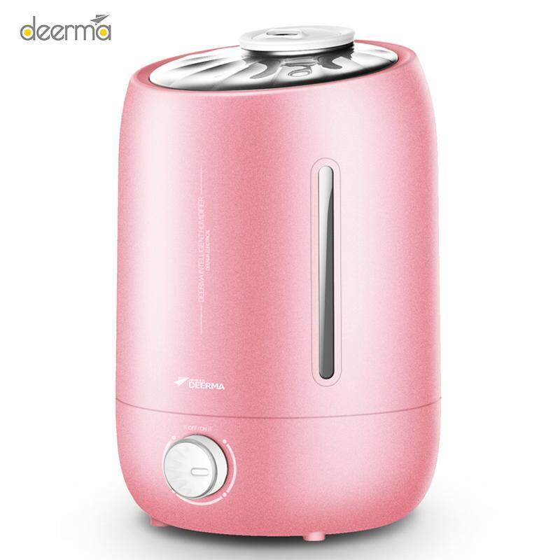 Deerma F500S Ultrasonic Humidifier 5L Large Capacity Household Mute Diffuser Pink Singapore