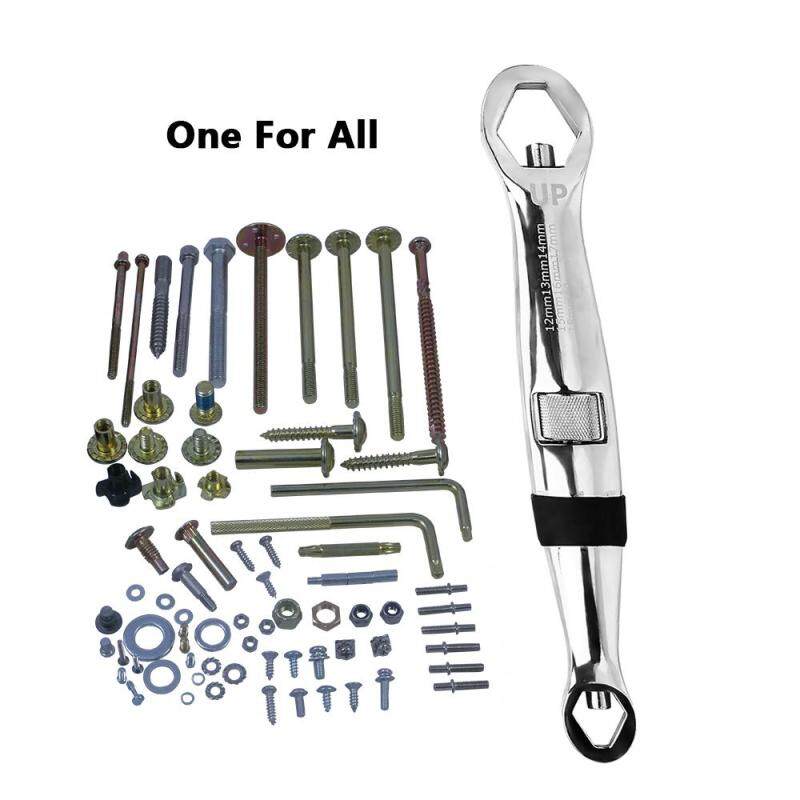 Car Repair Tools Chrome Vanadium Steel Pulley Adjustment Flexible Type Wrench 7-19mm 23 In 1 Quickly Adjustable