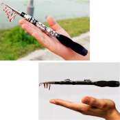 Pocket Portable Telescopic Fishing Rod - Practical Tackle Equipment