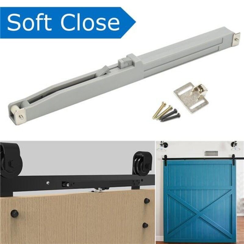 Soft Close Mechanism Remission Accessory for Sliding Barn Wood Door Hardware