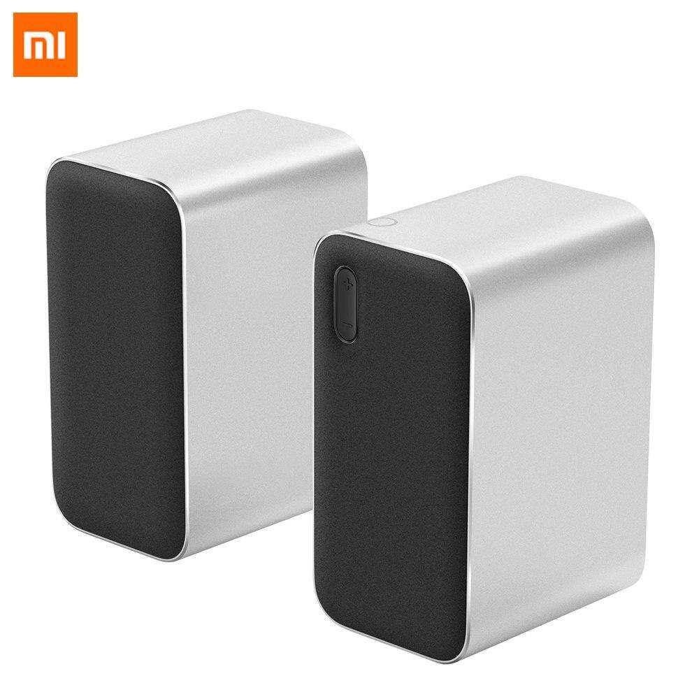 Original Xiaomi Bluetooth Computer Speaker 12W 2.4GHz Double Bass Basin Stereo Portable Aux DSP With Microphone LED Indicator