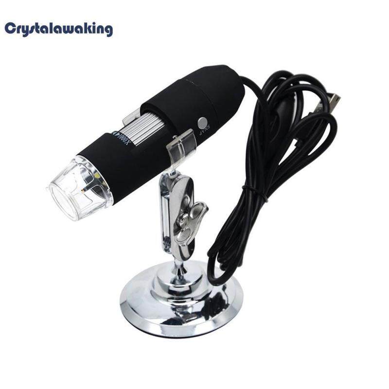 3 in 1 Wireless WiFi 8LED 1000X Digital 2MP HD 1080P Microscope Magnifier with Stand