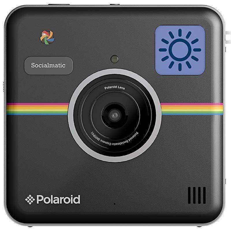 Polaroid Socialmatic Instant Digital Camera (Black) , Black