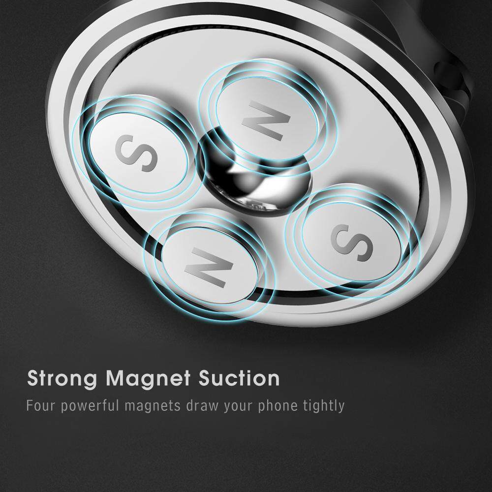 Baseus Air Vent Magnetic Suction Bracket Phone Holder 360 Degree Rotation Car Mount with Cable Clip