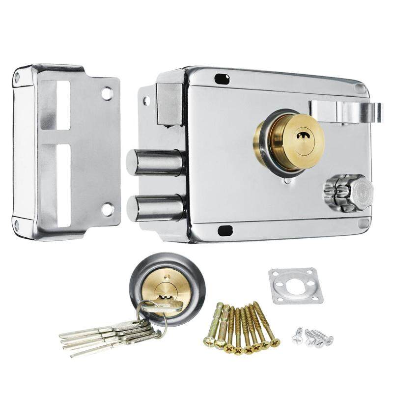 Exterior Iron Door Locks Security Anti-theft Lock Multiple Insurance Lock Wood Gate Lock For Furniture Hardware - intl