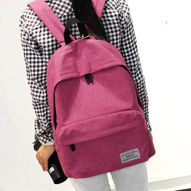 【Small-Mei red】Jian Yue the backpack men and women's Han Ban's high school student's schoolbag the strong capacity trip breeze laptop bag recreation in college of shoulder bag wrap