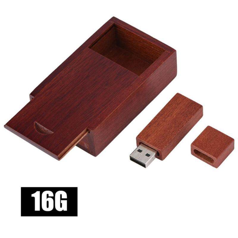 Bảng giá Justgogo USB 2.0 Wood Memory Drive USB U Disk with Wooden Storage Box(16G) - intl Phong Vũ