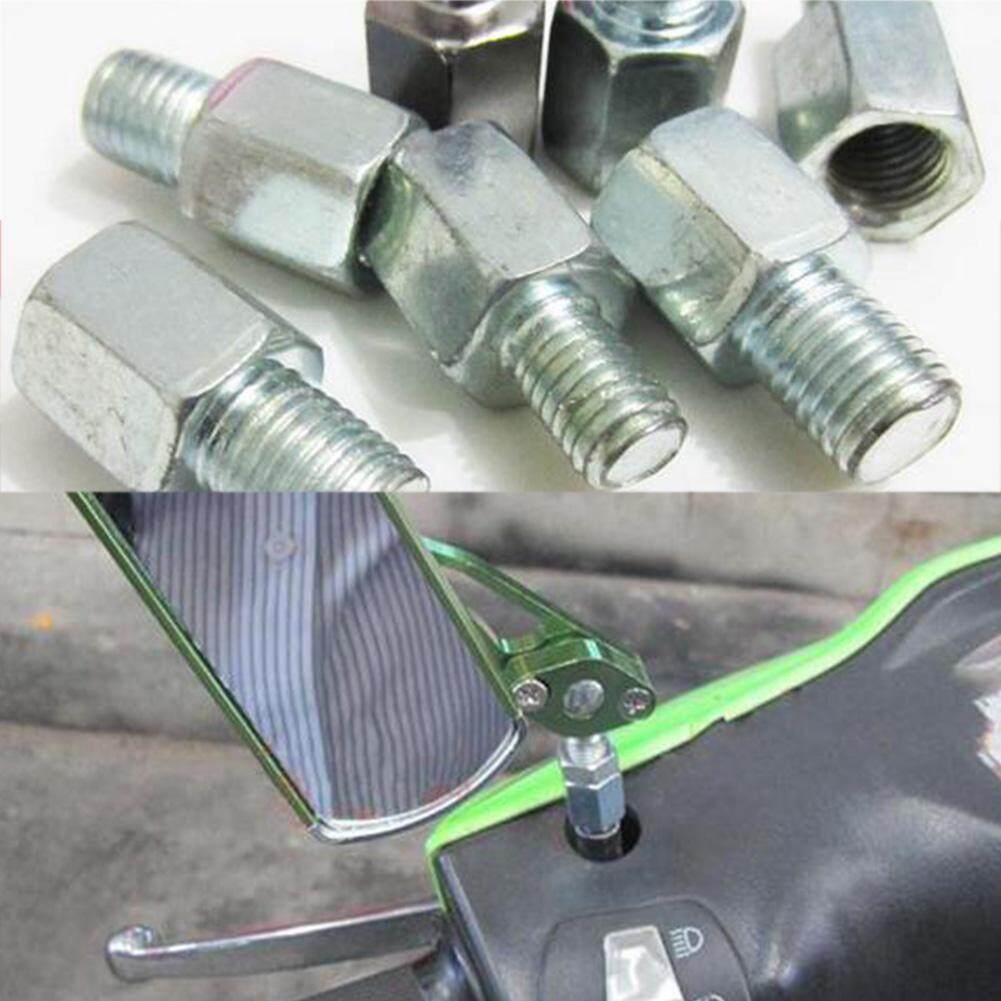 Motorcycle Rear View Mirror Adapters Screws 10mm to 10mm 10mm to 8mm