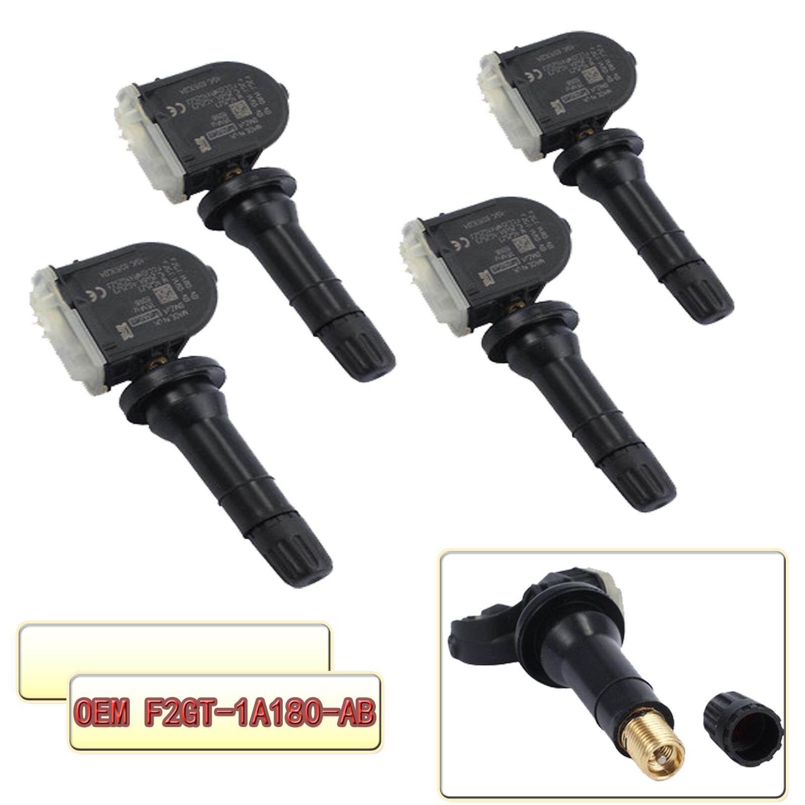 4 PCS เซนเซอร์วัดแรงดันลมยาง OEM F2GT-1A180-AB สำหรับ 15-17 Ford Mustang F-150 EDGE 4 PCS เซนเซอร์วัดแรงดันลมยาง OEM F2GT-1A180-AB สำหรับ 15-17 Ford Mustang F-150 EDGE