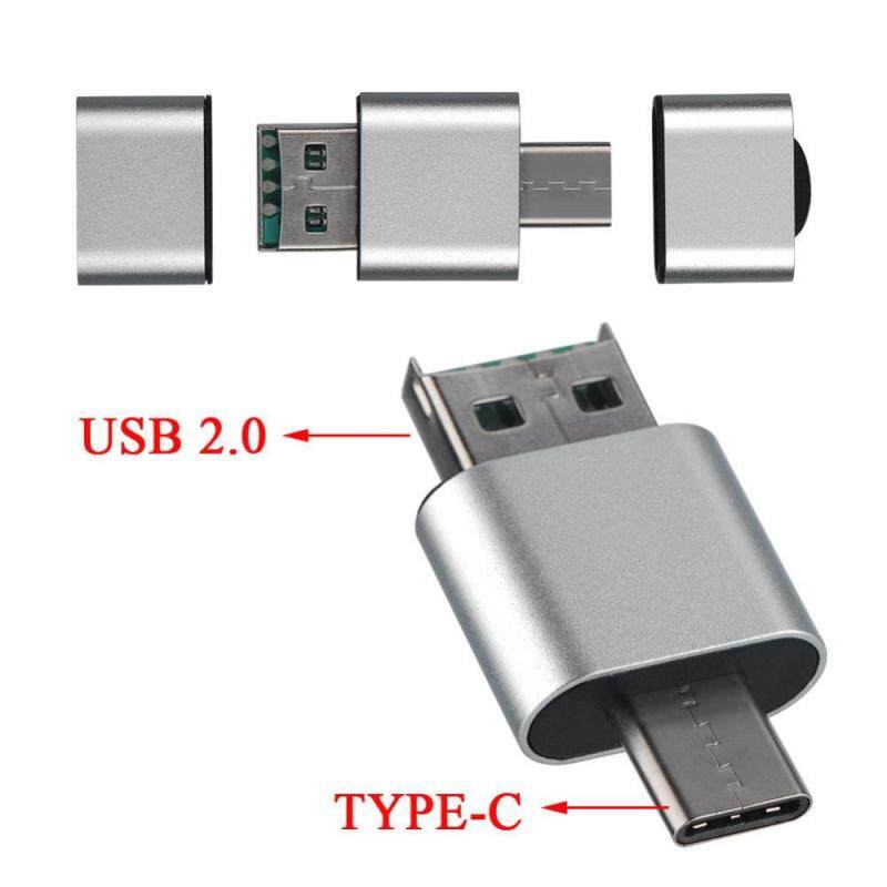 Bảng giá Justgogo Multi-function TYPE-C + USB 2.0 TF Card Reader for Smartphone & Computer - intl Phong Vũ