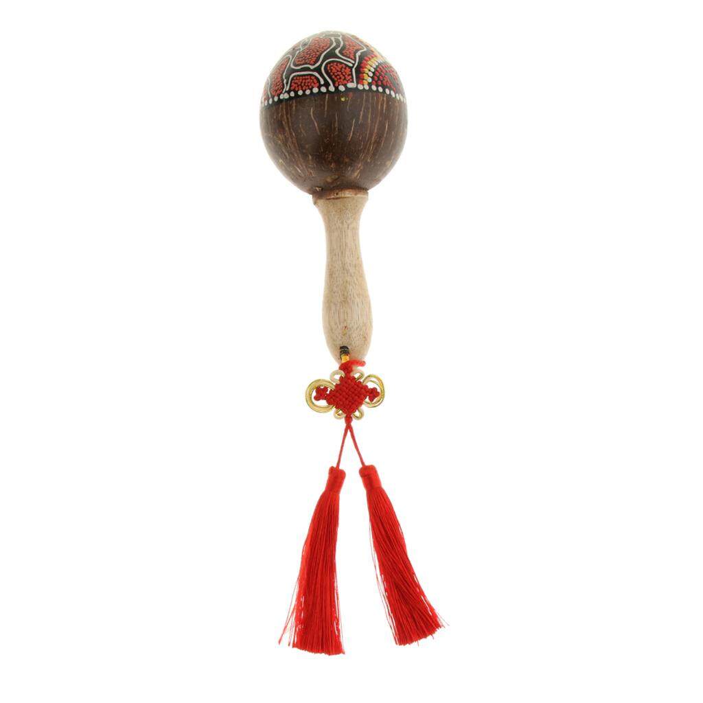 Baoblaze มือวาด Maraca เด็กเครื่องดนตรี Rattle ของเล่นสำหรับของขวัญคริสต์มาสสำหรับเด็ก