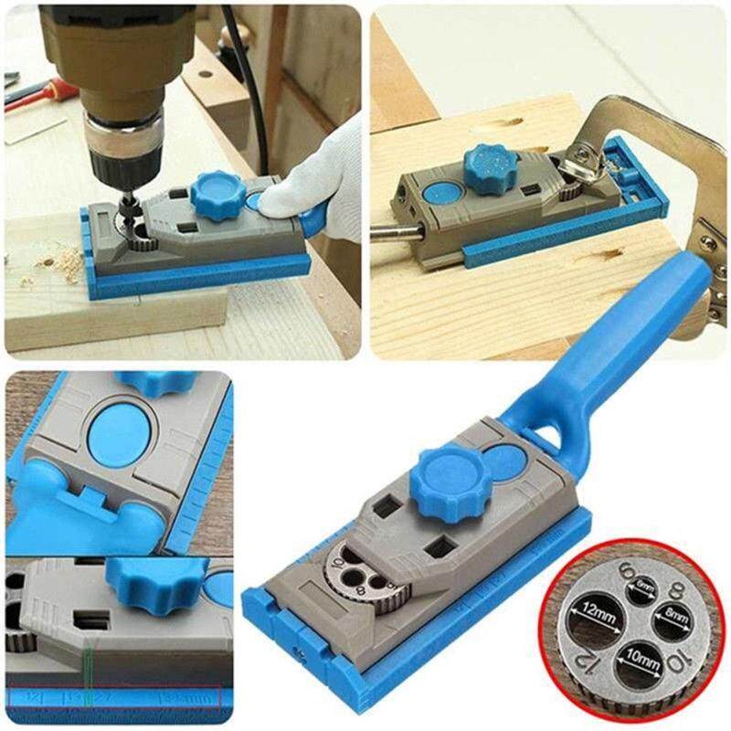 Pocket Hole Jig System Wood Doweling Joinery Drill Guide for Woodworking