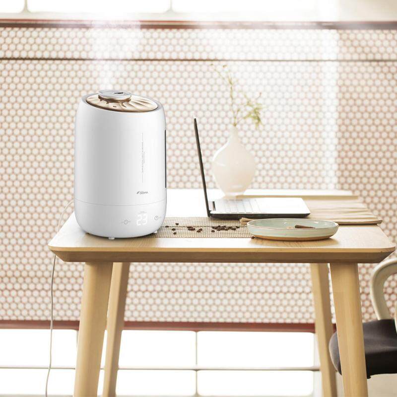 Deerma Ultrasonic Modern Air Humidifier 5L Large Capacity Mist Aroma diffuse Essential Oil Available- intl Singapore