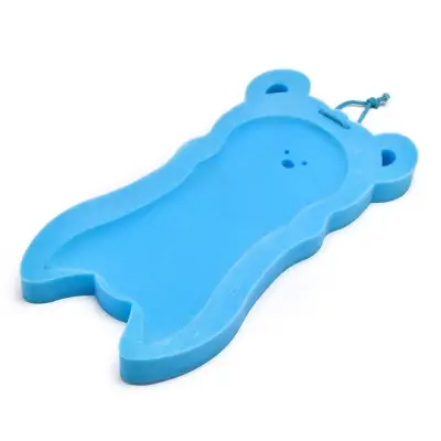 Fancyqube Newborn Baby Bath Tub Anti-Slip Sponge Foam Pad Infant Shower Bath Tub Bathing Pad Infant Shower Bed Baby Care