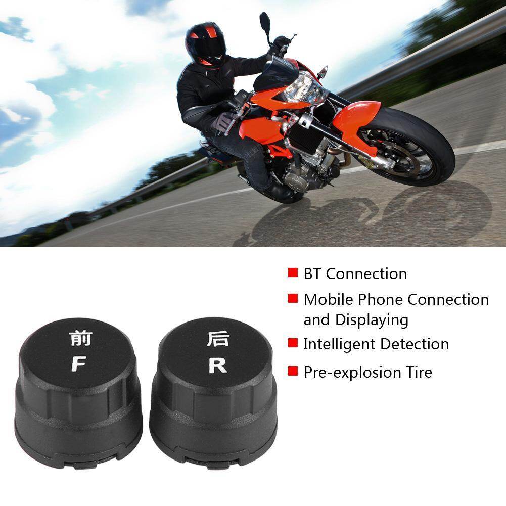 รถจักรยานยนต์ TPMS BT อุณหภูมิความดันยางเครื่องวัดความดันลมยางสำหรับ iOS/Android W/เซ็นเซอร์เช็คยาง รถจักรยานยนต์ TPMS BT อุณหภูมิความดันยางเครื่องวัดความดันลมยางสำหรับ iOS/Android W/เซ็นเซอร์เช็คยาง