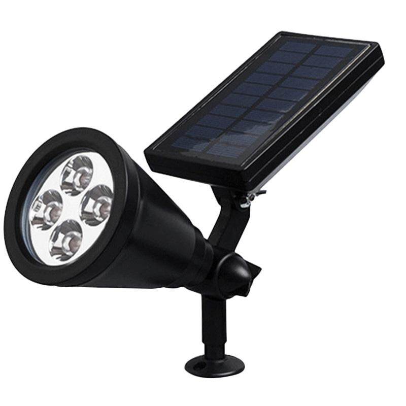 Solar Powered LED Garden Spotlight Outdoor Spot Light for Pathway Landscape Patio Garden, Ground or Wall Mount