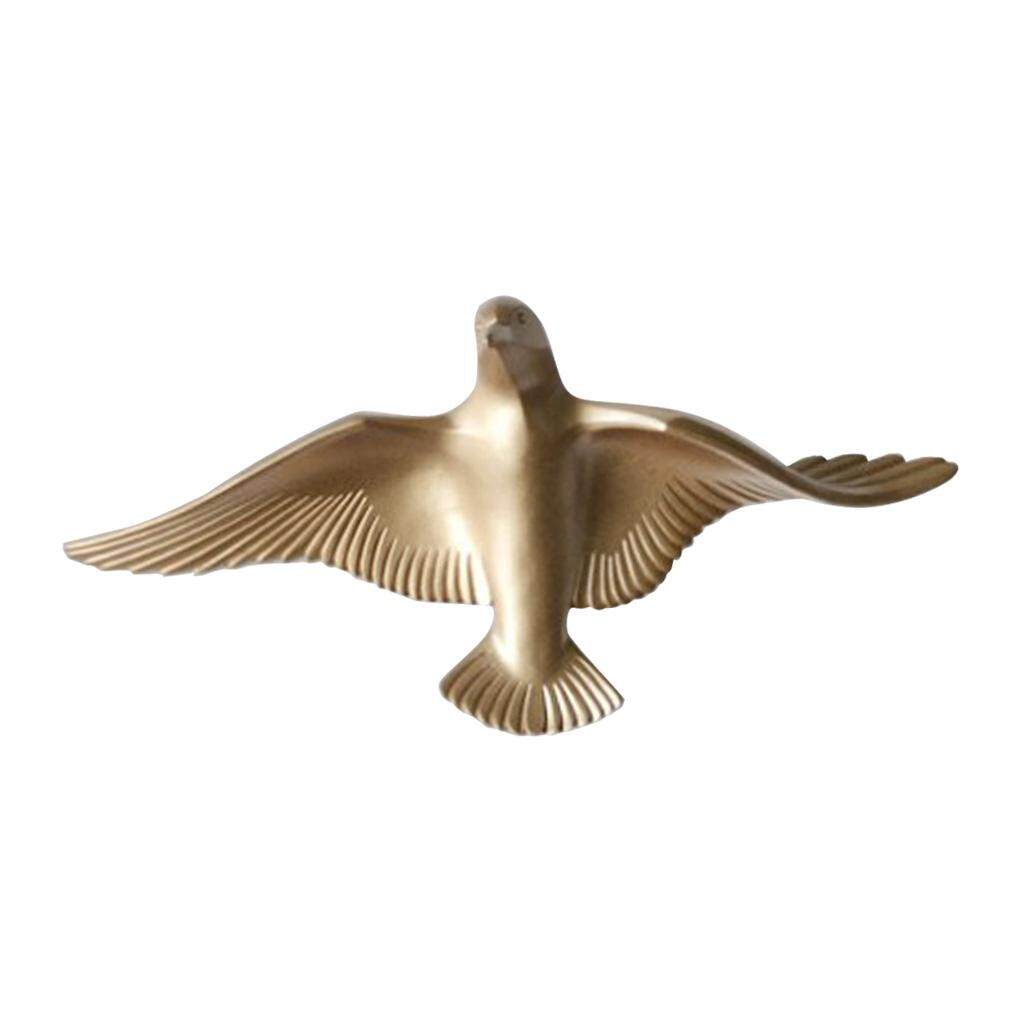 BolehDeals Creative 3D Resin Seagull Shaped Bedroom TV Background Wall Decorations