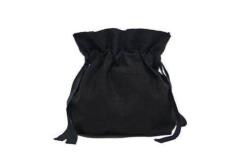 Women Drawstring Canvas Bag Minimalist Wide Shoulder Strap Sling Cross Body Bag