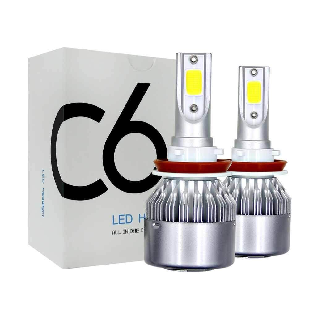 Ycrown Cree Lampu LED Kit H8 H9 H11 200 W 20000LM 6000 K Rendah Balok Bola Lampu Kabut HID