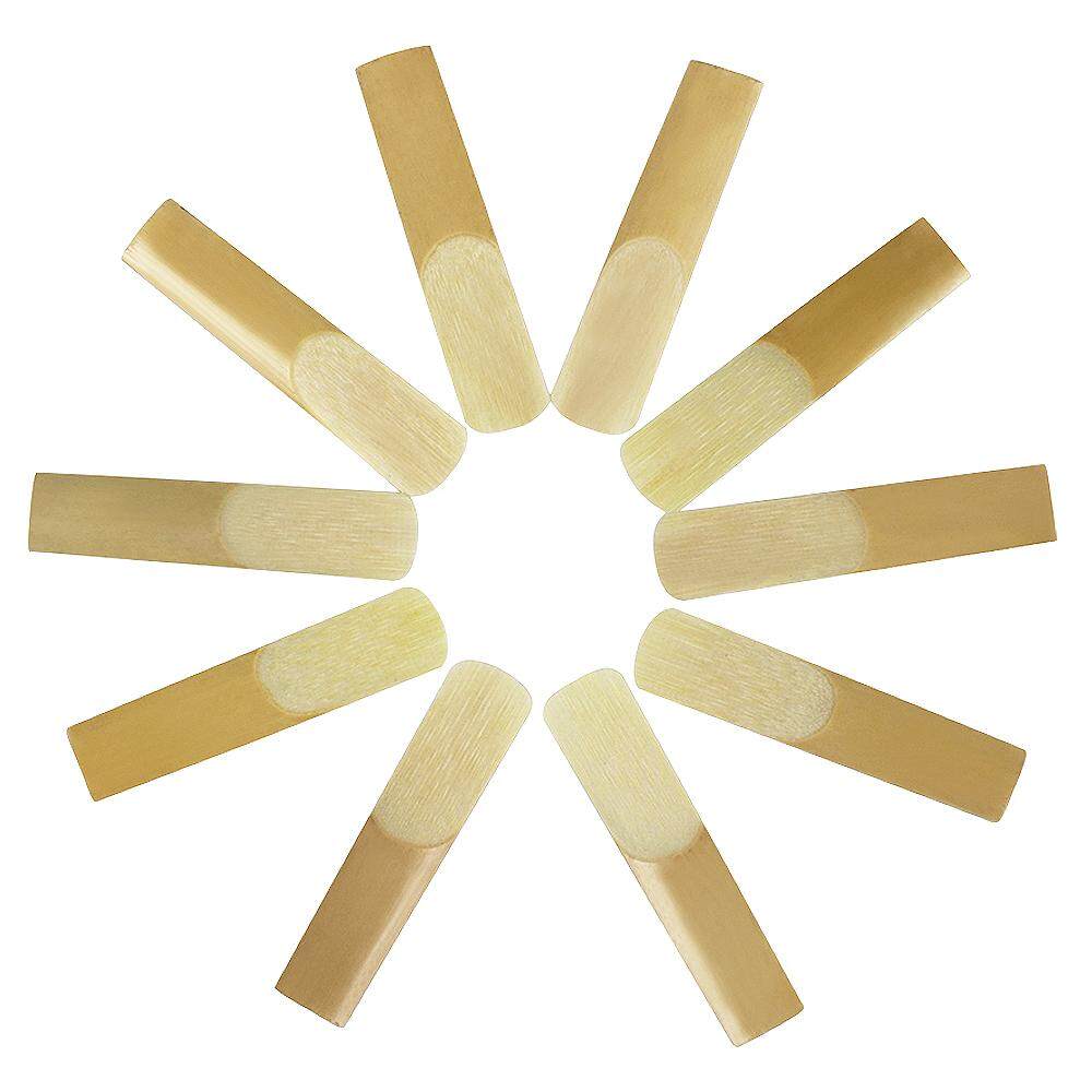 10pc Soprano Alto Tenor Bb Saxophone Reed Bulrush Reeds Strength 2.5 Saxophone Accessories Parts