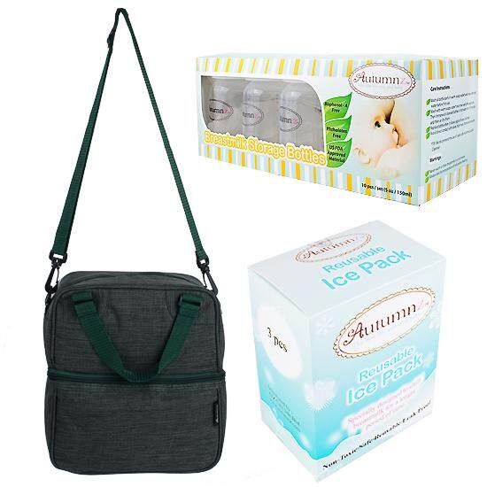 Autumnz - Posh Cooler Bag Complete Set (OXFORD) *FOREST GREEN*