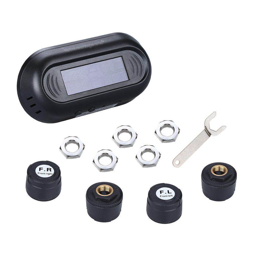 Solar Wireless LCD Car TPMS Tire Pressure Monitoring System with 4 Sensors