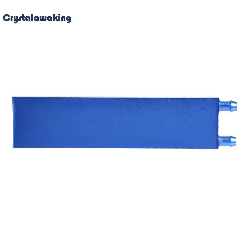 160X40X12 Mm Aluminium CPU Kartu Grafis Hard Disk Pendingin Air Waterblock (Biru)-Intl