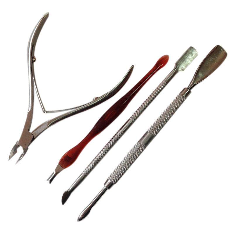 Nail Art Exfoliating Tools Solingen Scissors Plier Peeling Push Cuticle Pusher Nipper Spoon Remover Clipper Cutter SUN