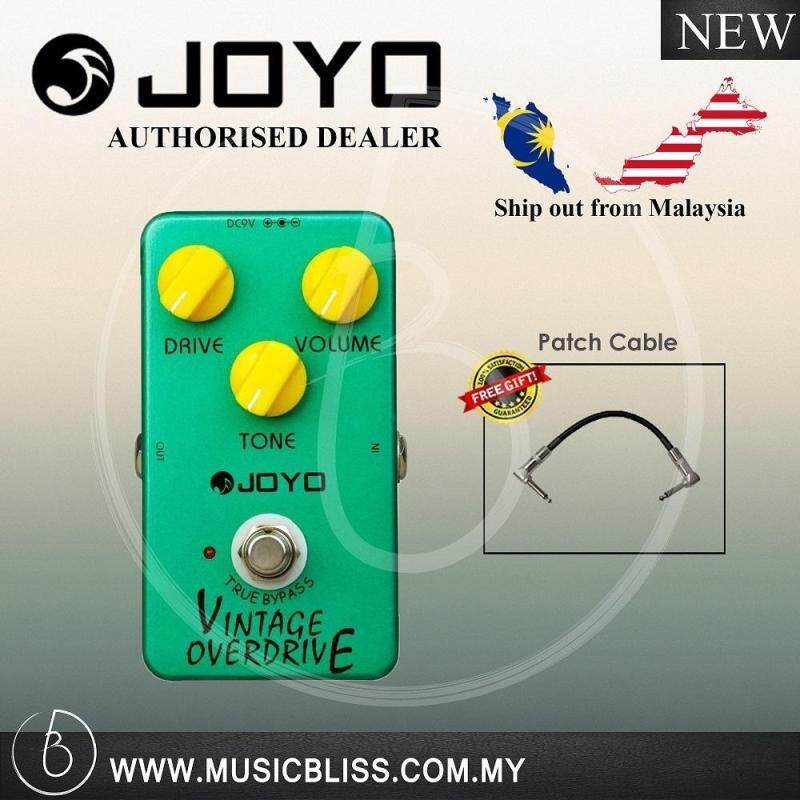 Joyo JF-01 Vintage Overdrive Effects Pedal with Free Patch Cable (JF01) Malaysia